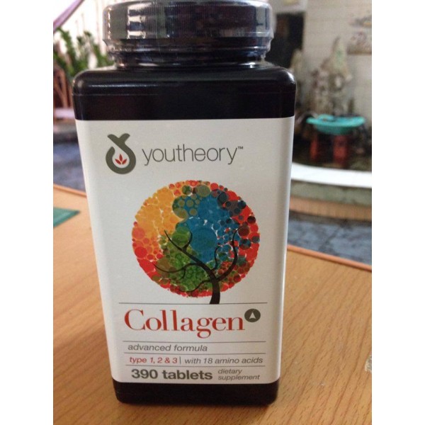 Viên uống Collagen  Advanced formula type 1 2 &3  giúp làn da giữ độ ẩm, đào thải độc tố dưới da