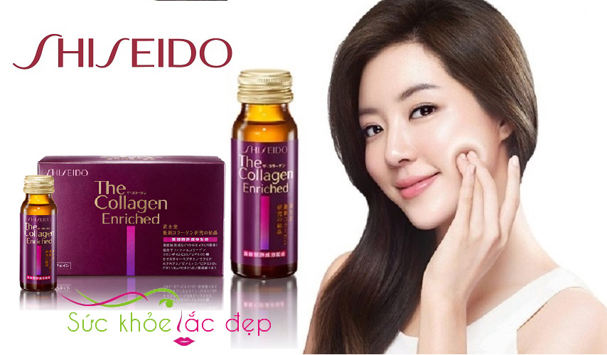 collagen shiseido enriched dạng nước mang lại làn da căng mượt