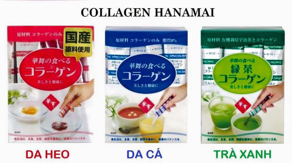 Bột Collagen hanamai pig chiết xuất da heo có tốt không